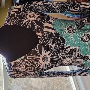 Womens floral dress by signature collection S/P size long sleeve